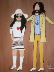  John Lennon a Yoko Ono 