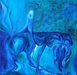 Modrá žena - 1550 