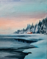 Zimní jezero - 1481 