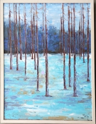Zimní les - 1196 
