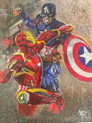 Iron Man and Captain America - 1558 