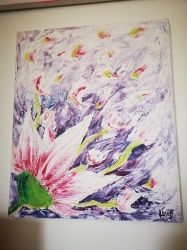 Abstraktní květina  - 1567 