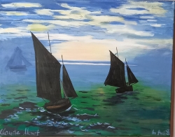 Monet - Vyplouvající lodě